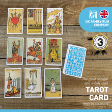Load image into Gallery viewer, The original Rider Waite Tarot deck with an instructional booklet.