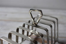 Load image into Gallery viewer, Victorian Style Classic Chrome 6 Slice Toast Rack
