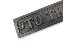 Load image into Gallery viewer, Cast Iron Antique Style Retro To The Bar Wall Plaque