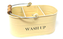 Load image into Gallery viewer, Cream colour kitchen sink enamel washing up sink tidy | sink caddy