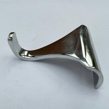 Load image into Gallery viewer, CHROME PICTURE RAIL HOOK 2 inches / 50mm | Victorian Fittings | Victorian House | Picture Hook | Dado picture rail | picture rail hangers
