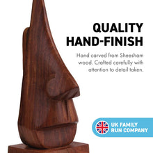 Load image into Gallery viewer, Nose shaped wooden spectacle holder