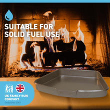 Load image into Gallery viewer, Traditional ash pan - 30cm wide ( 12" ) ideal for standard sized fire grates