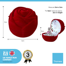 Load image into Gallery viewer, Christmas Glass Bear in Gift Box for a Special Mum at Christmas | Gift for Mother | Mummy | Gift for Mum from Daughter or Son | includes touching thoughtful verse