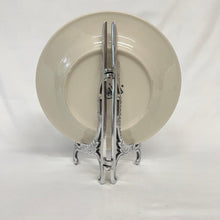 Load image into Gallery viewer, Vintage Aluminium Large Silver Ornate Plate Stand Photo Display