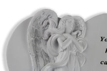 Load image into Gallery viewer, Dad Heart Memorial with Angel Plaque with Inspirational poem
