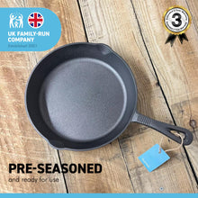 Load image into Gallery viewer, Cast Iron Skillet 10 Inch Oven Safe Tarte Tatin Skillet Frying Pan for Indoor and Outdoor use | Cast Iron Cookware | Grill Pan | Stove Top | Skillet Pan | Iron Skillet | Frying Pans | Griddle pan