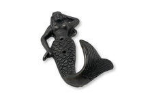 Load image into Gallery viewer, Cast Iron Antique Style Wall Mounted Mermaid Hook