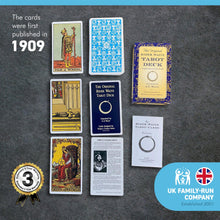 Load image into Gallery viewer, The original Rider Waite Tarot deck with an instructional booklet.