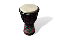 Load image into Gallery viewer, Djembe Drum Hand Painted 30cm Tall Percussion Instrument