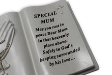 Load image into Gallery viewer, Praying Hands Special Mum Memorial Outdoor Diamante Ornament
