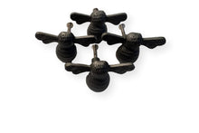 Load image into Gallery viewer, Pack of 4 CAST IRON BUSY BEE DRAWER KNOBS for Kitchen cupboards | Cast Iron Antique style finish | Vintage charm meets modern functionality | 7cm wide x 2cm depth