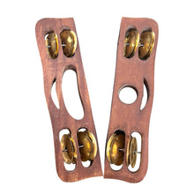 Load image into Gallery viewer, Pair of wooden kartal hand cymbals