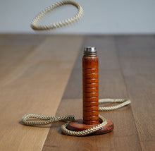 Load image into Gallery viewer, Hoopla quoits game made from genuine antique Victorian spinning bobbins