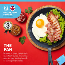 Load image into Gallery viewer, Cast Iron Skillet 10 Inch Oven Safe Tarte Tatin Skillet Frying Pan for Indoor and Outdoor use | Cast Iron Cookware | Grill Pan | Stove Top | Skillet Pan | Iron Skillet | Frying Pans | Griddle pan