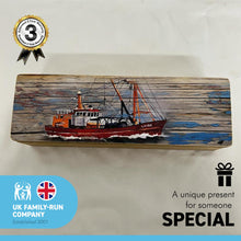 Load image into Gallery viewer, Wooden Fishing Boat Keepsake Box | Jewellery box | Trinket Box | Memory Box | Keepsake and Wooden Gift Boxes |Keepsake boxes with lids