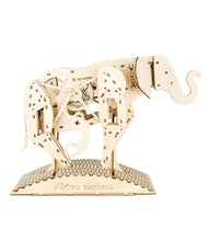 Load image into Gallery viewer, 3D-Model Construction Mechanical Elephant Plywood 159-Piece