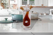 Load image into Gallery viewer, Duospenser Oil & Vinegar Modern Design Glass Bottle Dispenser Pourer