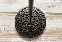 Load image into Gallery viewer, Vintage cast iron Cash Register Receipt Spike Paperweight | Desk receipt holder