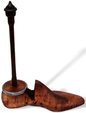 Load image into Gallery viewer, Shoe Last Kitchen Roll Holder made from genuine antique shoe lasts