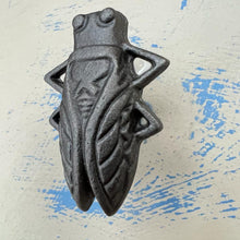 Load image into Gallery viewer, CAST IRON FUNKY BUG DRAWER KNOB for Kitchen cupboards | Cast Iron Antique style finish | Vintage charm meets modern functionality | 5cm long x 2cm depth