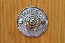 Load image into Gallery viewer, Solid Silver Door Bell Push Button