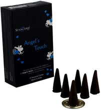 Load image into Gallery viewer, 3 Packs of Angels Touch bite incense 3 packs of 12 cones / 36 cones in total / Scented witches incense cones