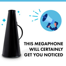 Load image into Gallery viewer, Vintage style large metal Megaphone
