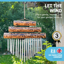 Load image into Gallery viewer, Triple bamboo windchime
