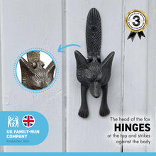 Load image into Gallery viewer, Cast Iron Fox door knocker