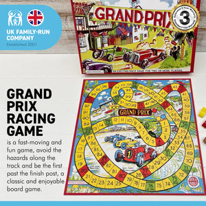 Grand Prix Racing Board Game | fast-moving fun game | Board Game for adults and Children | Perfect choice for family fun
