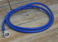 Load image into Gallery viewer, Premium quality universal Washing Machine INLET HOSE Cold water Blue 2.5M Dishwasher Replacement cold water blue Hose | STRAIGHT and ANGLED 90 DEGREE CONNECTORS