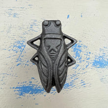 Load image into Gallery viewer, CAST IRON FUNKY BUG DRAWER KNOB for Kitchen cupboards | Cast Iron Antique style finish | Vintage charm meets modern functionality | 5cm long x 2cm depth