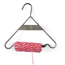 Load image into Gallery viewer, Cast iron hanging jute string dispenser garden accessory | Garden accessory | Potting shed |Craft accessory | garden twine holder | ribbon holder