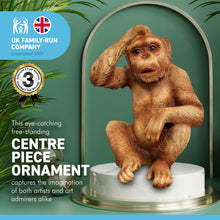 Load image into Gallery viewer, Eye catching Free Standing Mischievous SITTING MONKEY ORNAMENT | Monkey Gifts for Women Men Girls Boys Monkey Lover Gift Birthday Friendship Gifts Present Animal Lover Gift