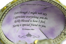 Load image into Gallery viewer, Keepsake Egg Gift with Heartfelt Poem Crystal Teddy Special Friend