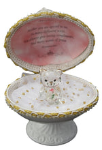 Load image into Gallery viewer, Glass bear in an egg shaped gift box for a special mum
