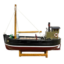 Load image into Gallery viewer, Detailed wooden ASSEMBLED DISPLAY MODEL CLYDE PUFFER |Ready for display | height 19cm width 21cm