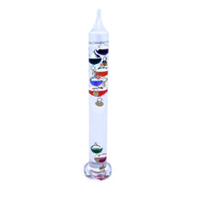 Load image into Gallery viewer, 30cm tall Free standing galileo thermometer
