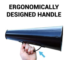 Load image into Gallery viewer, Vintage style large metal Megaphone