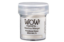 Load image into Gallery viewer, Wow! Glitter Embossing Glitter 15ml | POWDERED SNOW | Free your creativity and give your embossing sparkle