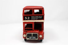 Load image into Gallery viewer, Vintage Red London Bus Kensington Metal Model Ornament