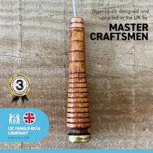 Load image into Gallery viewer, ANTIQUE BOBBIN LIGHT PULL | upcycled from Genuine Antique Bobbins  | piece of HISTORY for your bathroom