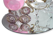 Load image into Gallery viewer, Horse and Pumpkin Pink Carriage handcrafted glass ornament