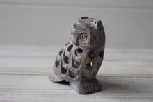 Load image into Gallery viewer, Handcrafted Stone Undercut Owl Ornament Sculpture