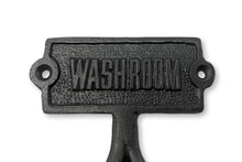Load image into Gallery viewer, Cast Iron Antique Style Wall Mounted Washroom Double Coat Hook