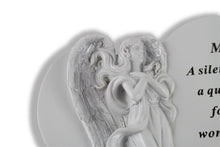 Load image into Gallery viewer, Mum Heart Memorial with Angel Plaque with Inspirational poem