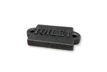 Load image into Gallery viewer, Cast Iron Antique Style Retro Toilet Wall Plaque