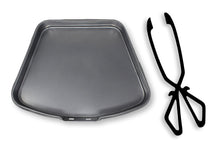 Load image into Gallery viewer, Large Silver Ash Pan with Detachable Handle and Cast Iron Coal Log Tongs…