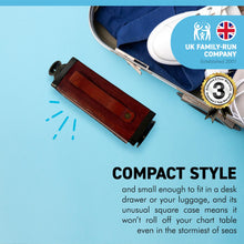 Load image into Gallery viewer, 15-inch square three draw folding telescope | Solid antiqued brass and leather bound | Telescope Nautical Vintage | Spy glass | Marine pirate | 25mm object lens with lens cap